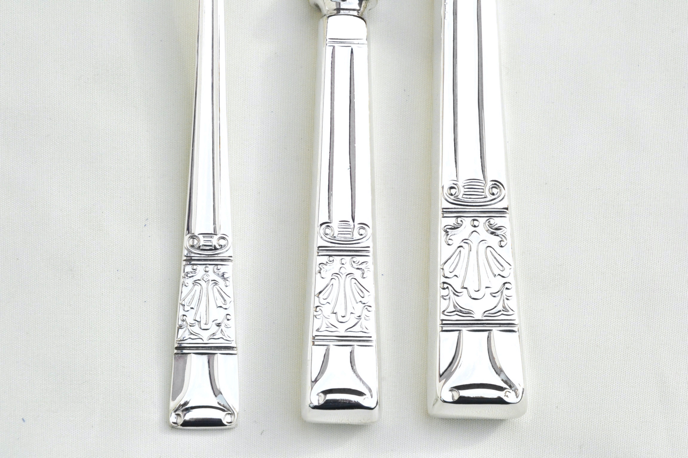 Silver on sale plated utensils